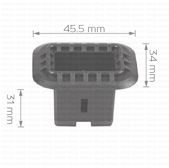 KKD-1256 Щипка задна седалка за VW Golf Beetle Jetta Rabbit Scirocco