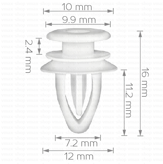 KKD-1308 Щипка кора врата за Opel Astra Corsa Meriva Signum Tigra Vectra Zafira