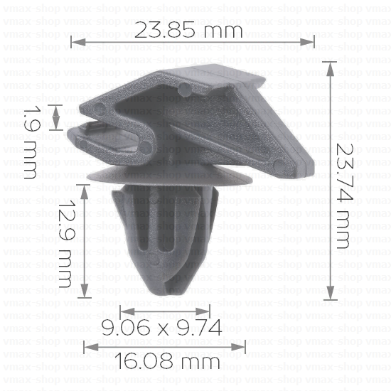 KKD-1355 Щипкa за външни странични прагове за Ford Focus