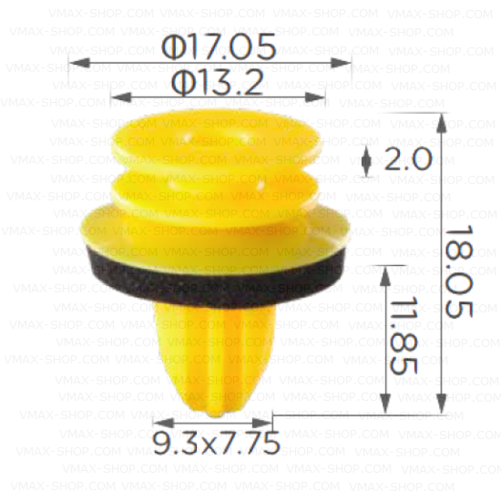 KKD-1603 Щипка панел врата Mercedes