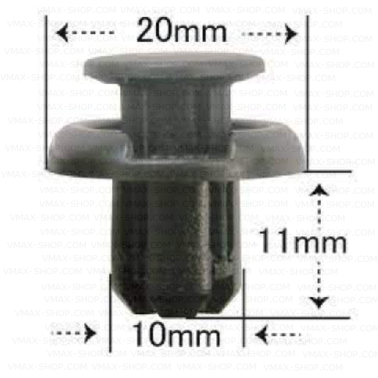 KKD-1632 Щипка броня и двигателен отсек Honda.