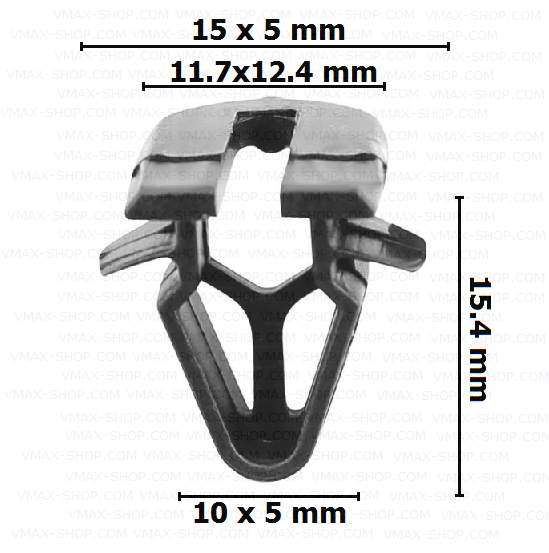 KKD-1641 Щипка капак таван багажник Volvo