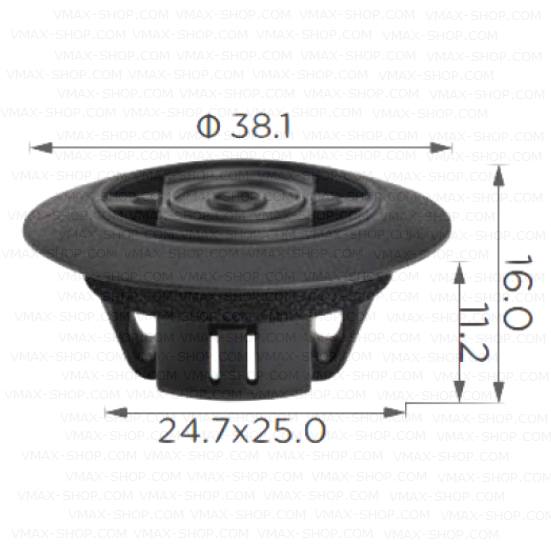 KKD-1708 Тапа праг под вратите Toyota