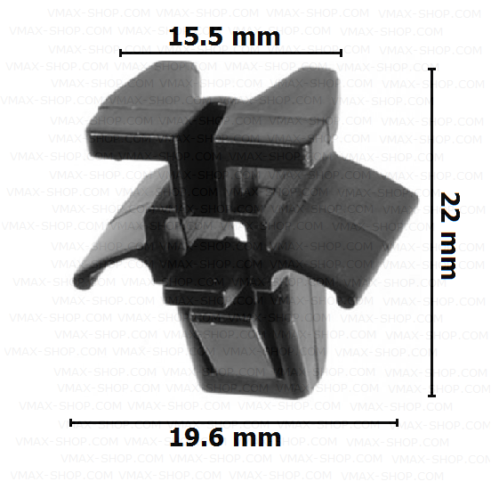 KKD-1779 Щипка декоративна решетка Subaru