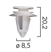 Щипка лайстни панели врата праговете Ford Mercedes Mini Cooper Volvo